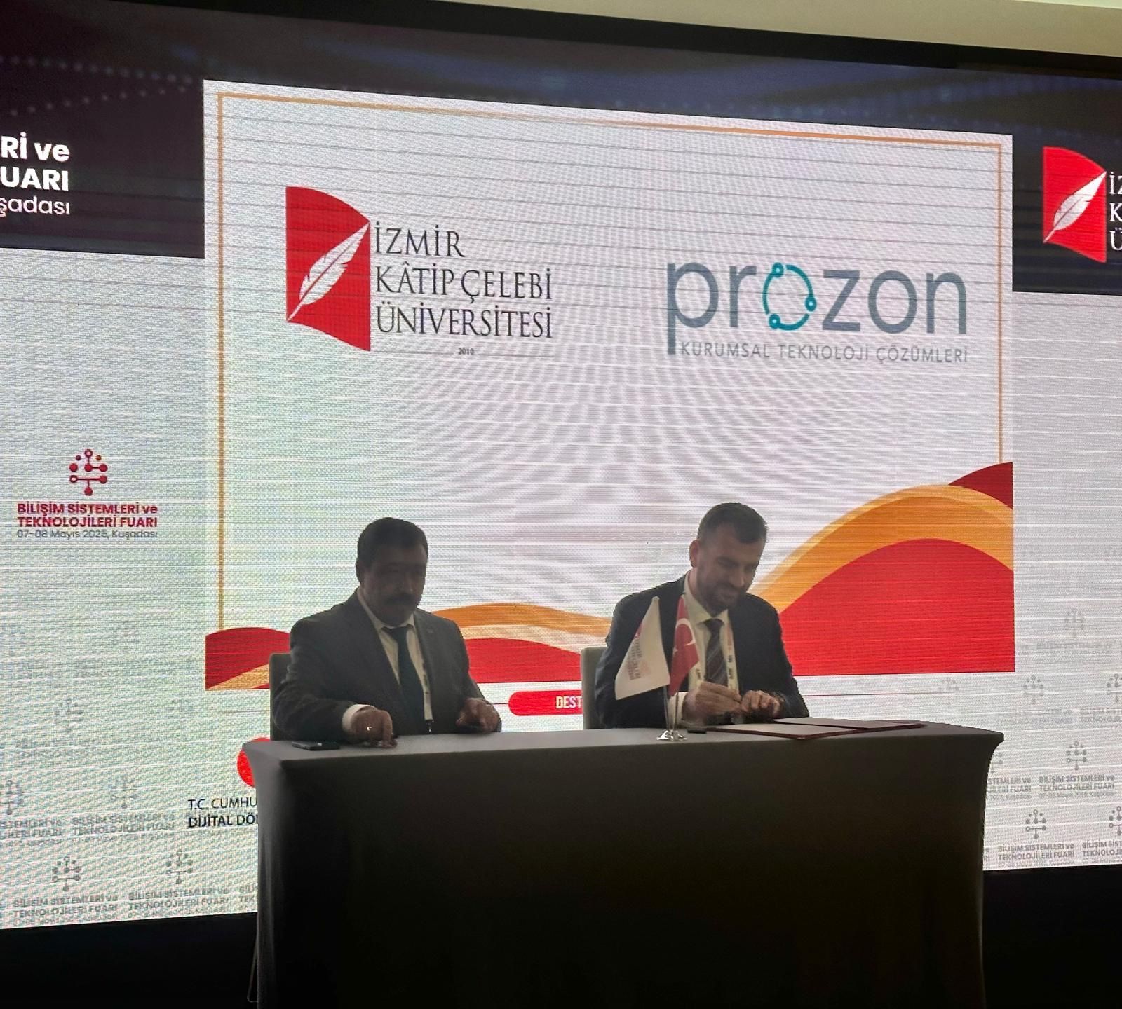 Kamu Bordro Yazılımı 3 İzmir Kâtip Çelebi Üniversitesi ile Prozon arasındaki iş birliğinin imza töreni